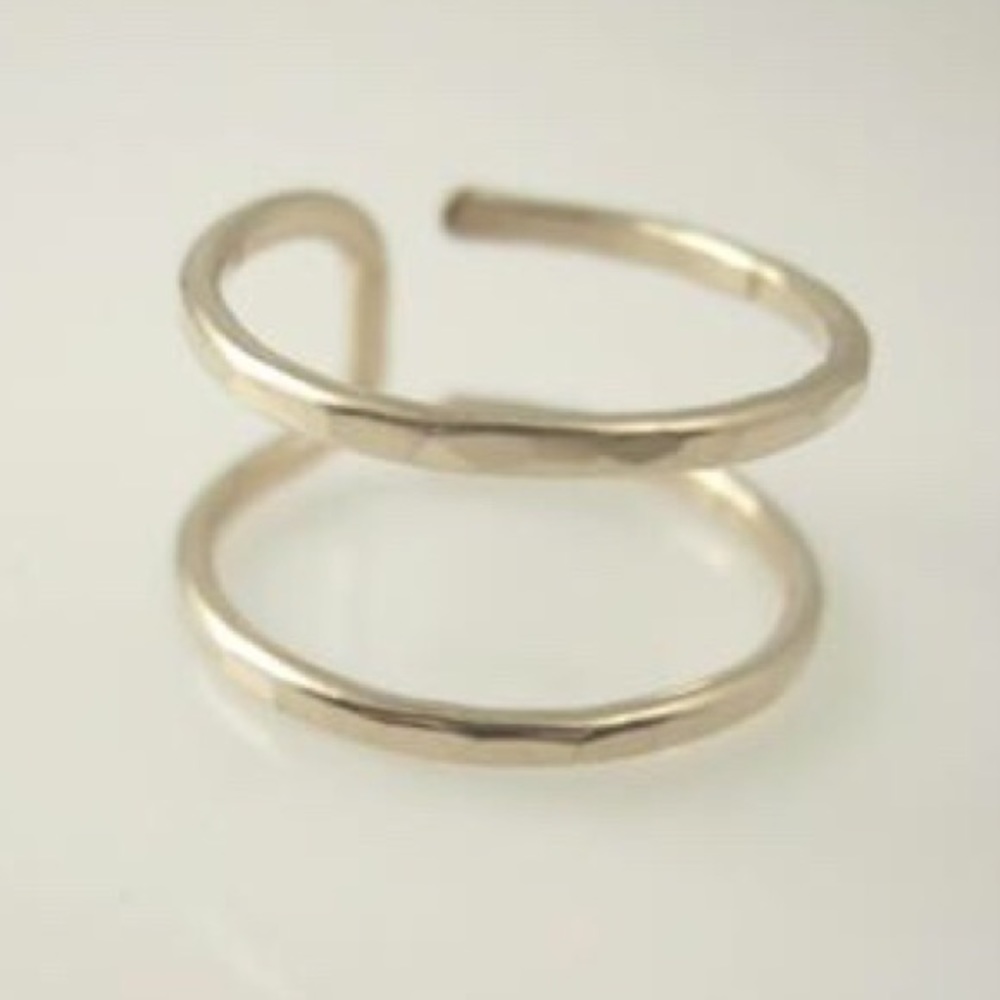 James Michelle Jewelry Double Barrel Ring